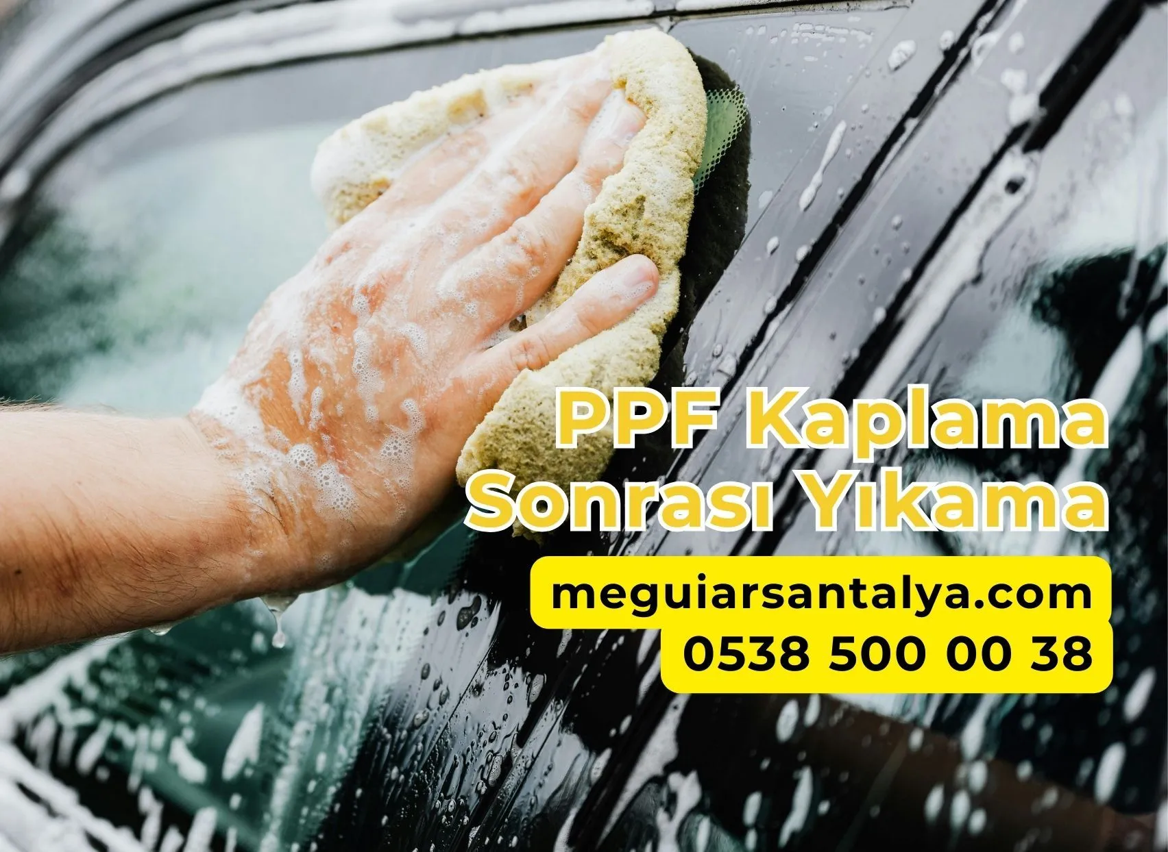 PPF Kaplama Sonrası Yıkama